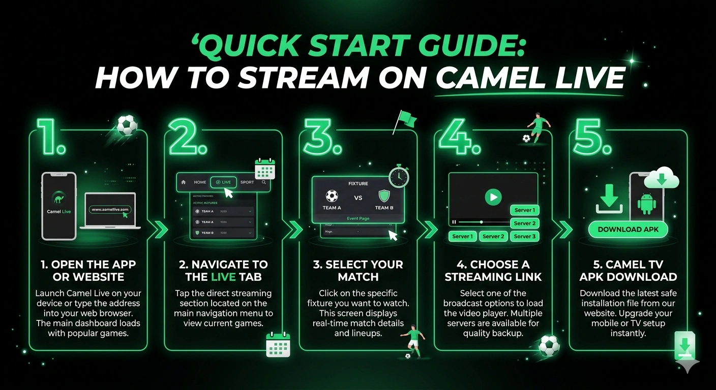 How to Watch Football Streams Live on Camel Live TV